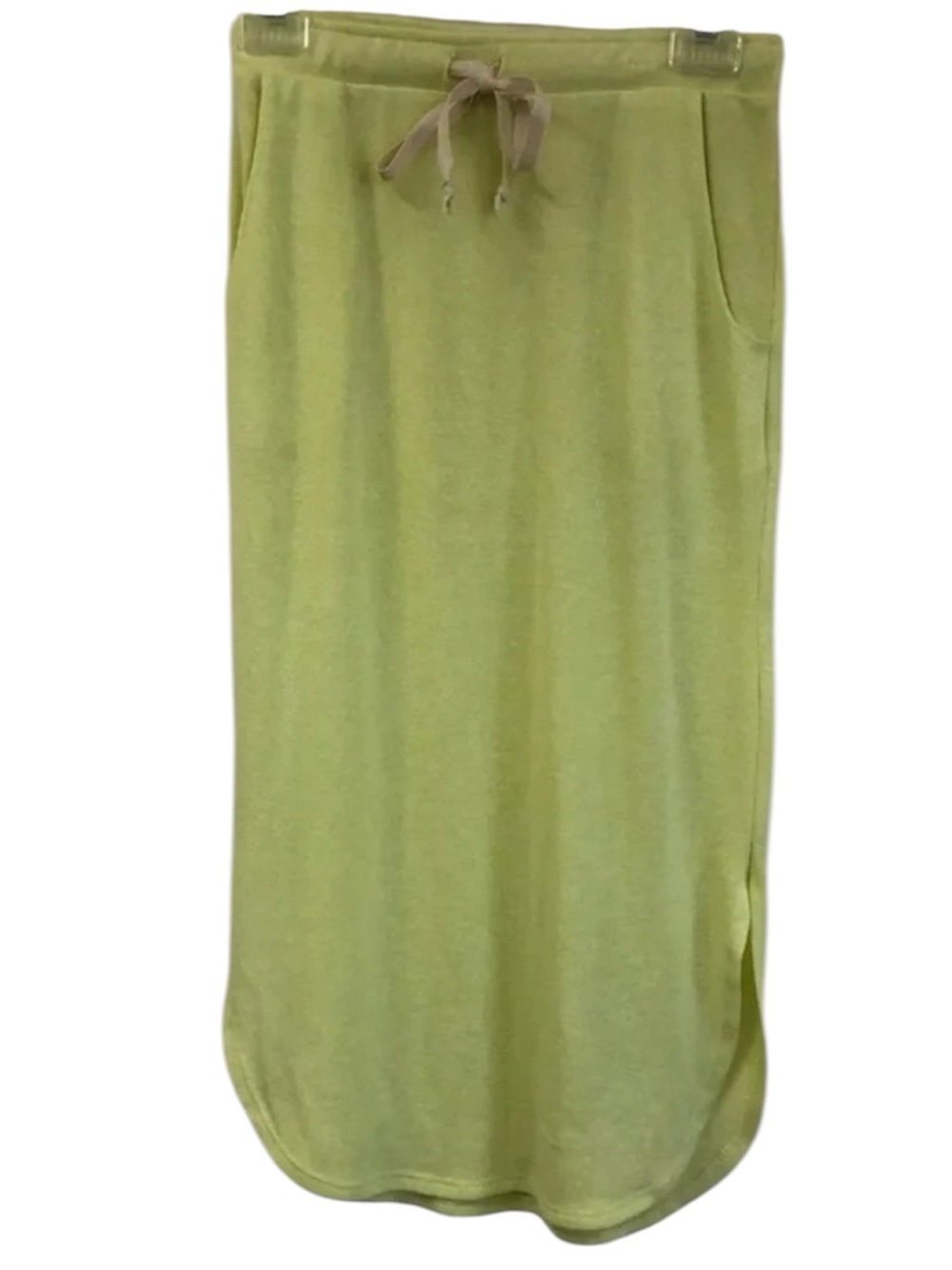 H.I.P Florescence Yellow  Skirt w/Drawstring Size Medium